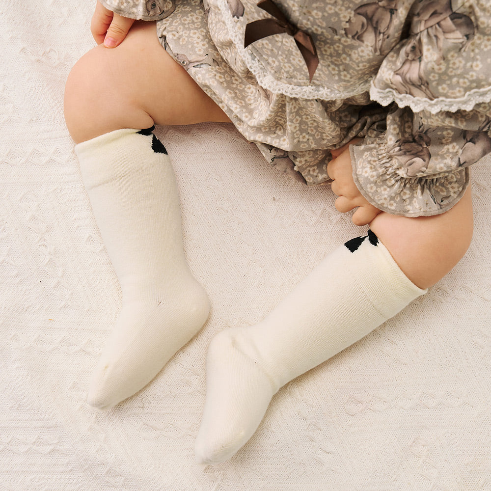 Soft & Stretchy Long Baby Socks – Handcrafted Seamless Design | Skin-Friendly & Durable Comfort