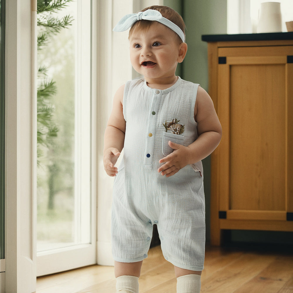 Woodland Dreams Sleeveless Romper Woodland Dreams