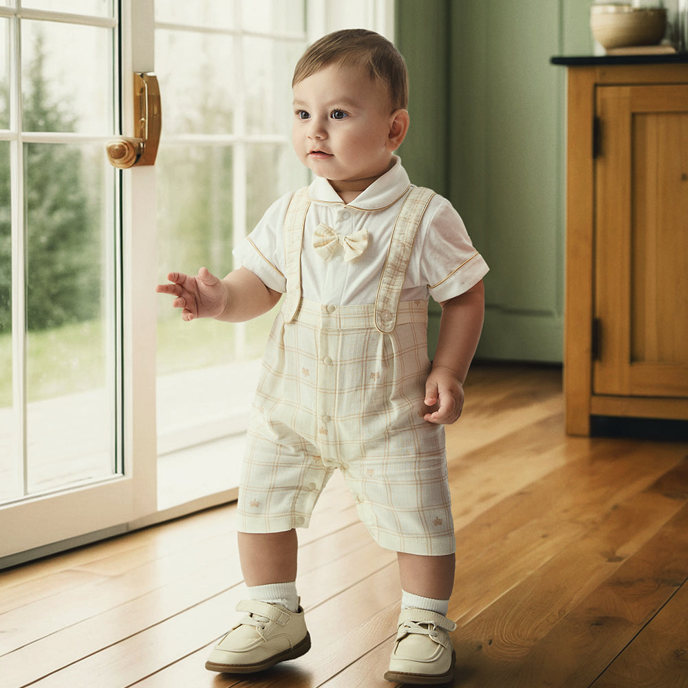 Baby Polo Suspender Set with Bowtie - Stylish and Comfortable for Special Occasions