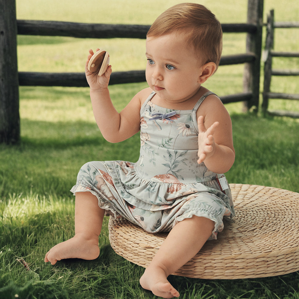 Cotton Mo Camisole Vest in mushroom