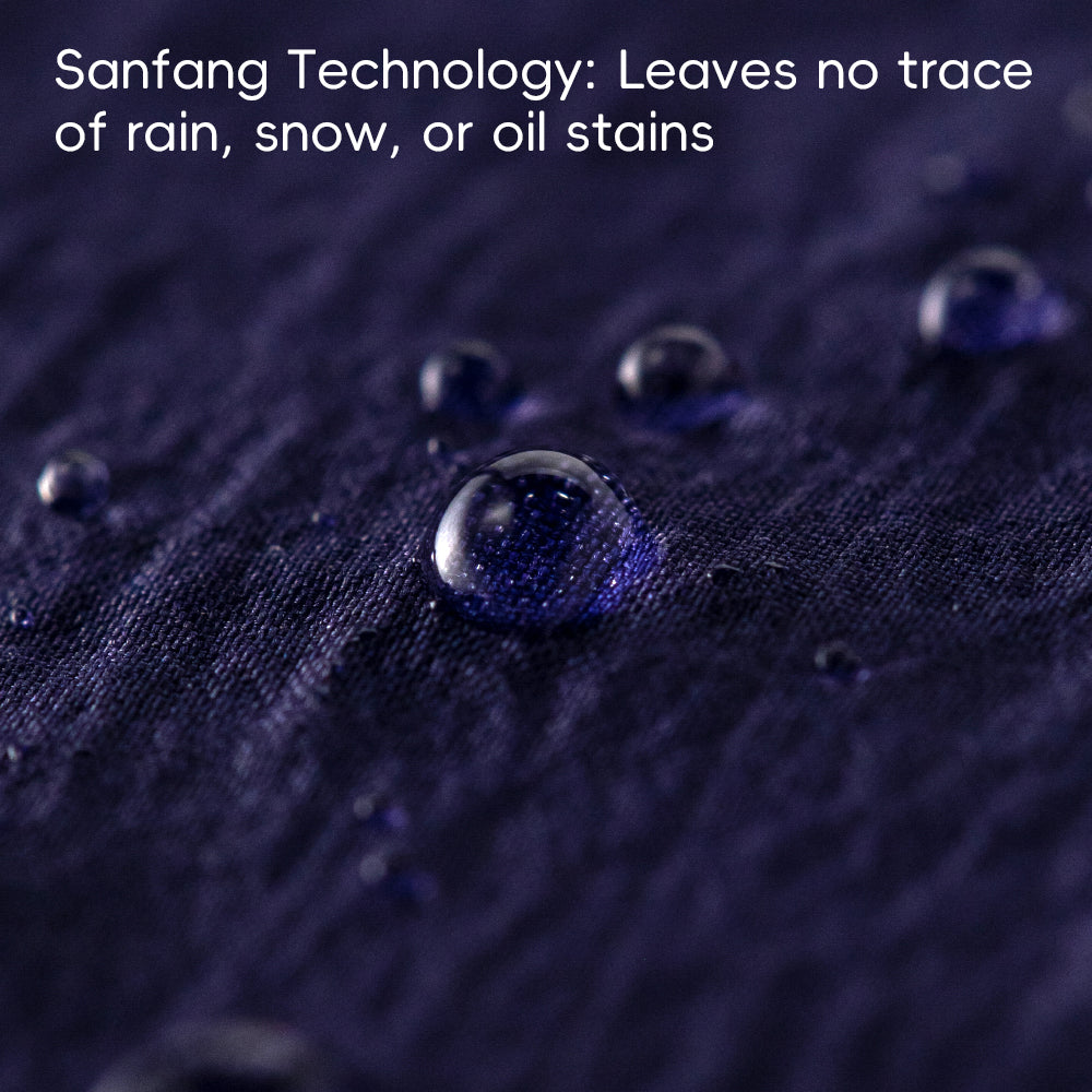 90% Down Baby Winter Jacket in Midnight Blue | Warm Waterproof Coat (-5°C to 10°C)