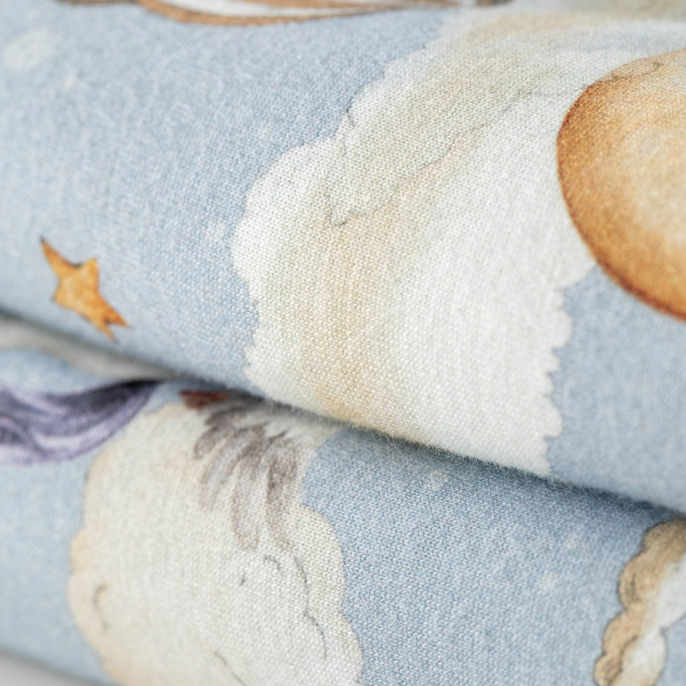 Baby Cloud Unicorn Romper – 3-Layer Thermal Cotton Jumpsuit with YKK Zipper | 160g Padding for 5℃–10℃ Weather