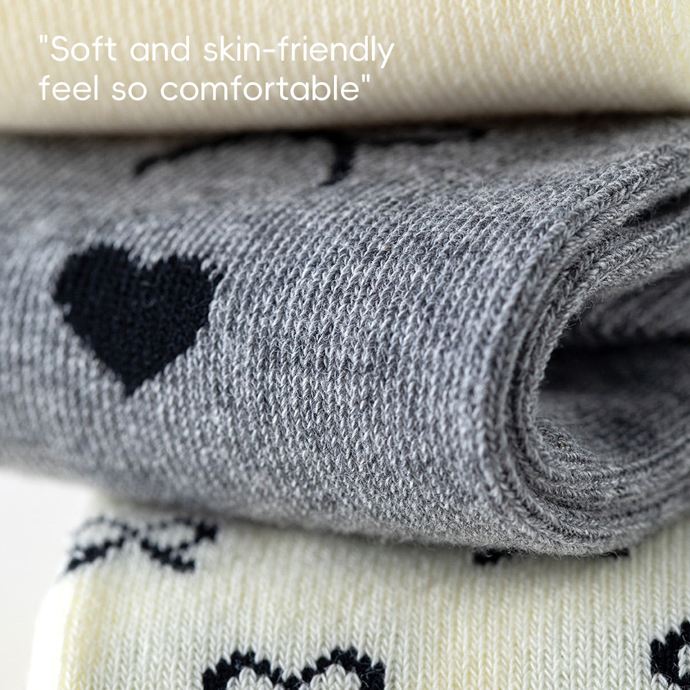 Soft & Stretchy Long Baby Socks – Handcrafted Seamless Design | Skin-Friendly & Durable Comfort