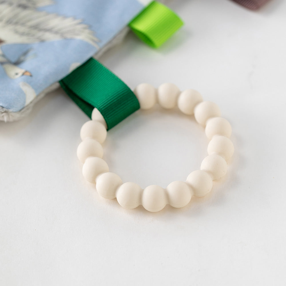 Baby Security Blanket with Soft Minky Dots | Taggie Comfort Lovey for Easy Gripping