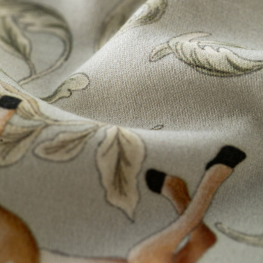 Peter Pan Collar Deer Embroidery Short Sleeve Bodysuit
