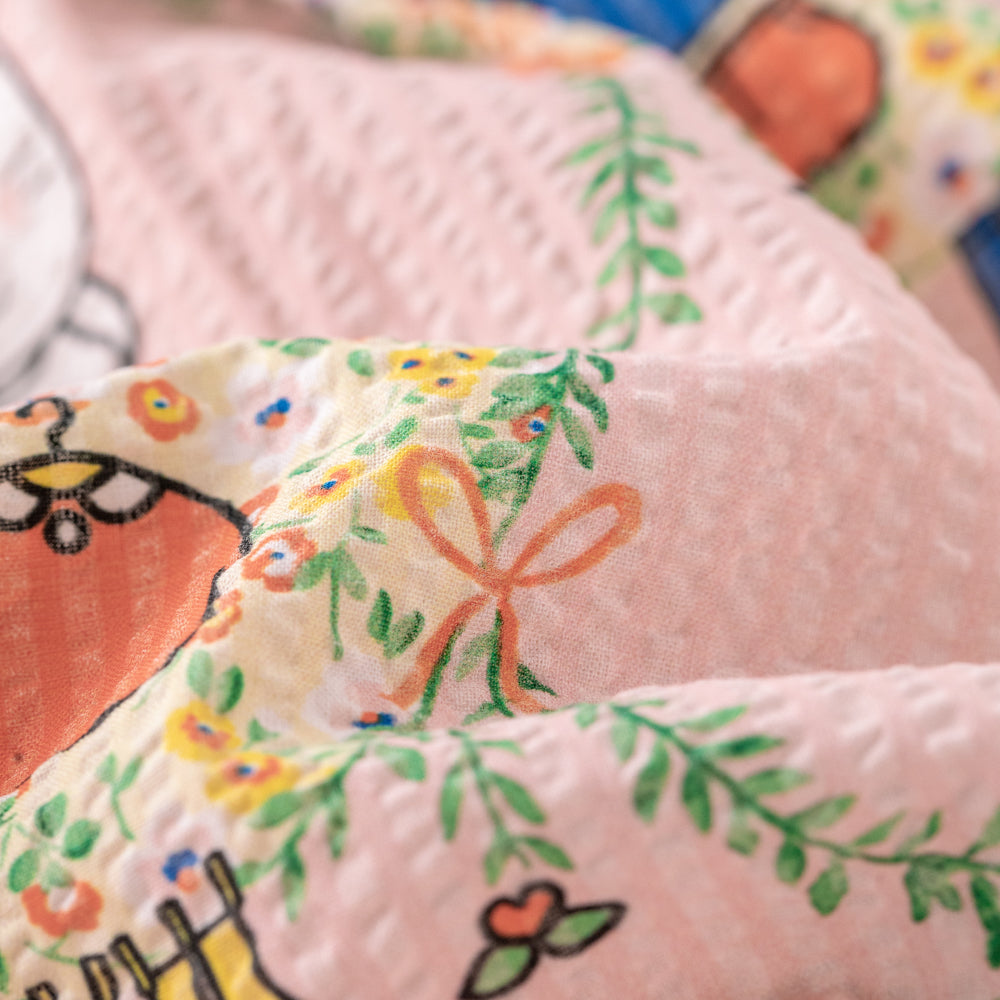 🐱 Kitty Playtime Baby Dress 🌸 Soft Cotton with Ruffle Collar | Baby Girl Summer Dress