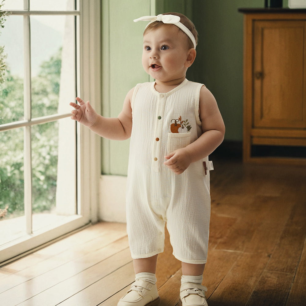 Woodland Dreams Sleeveless Romper Woodland Dreams