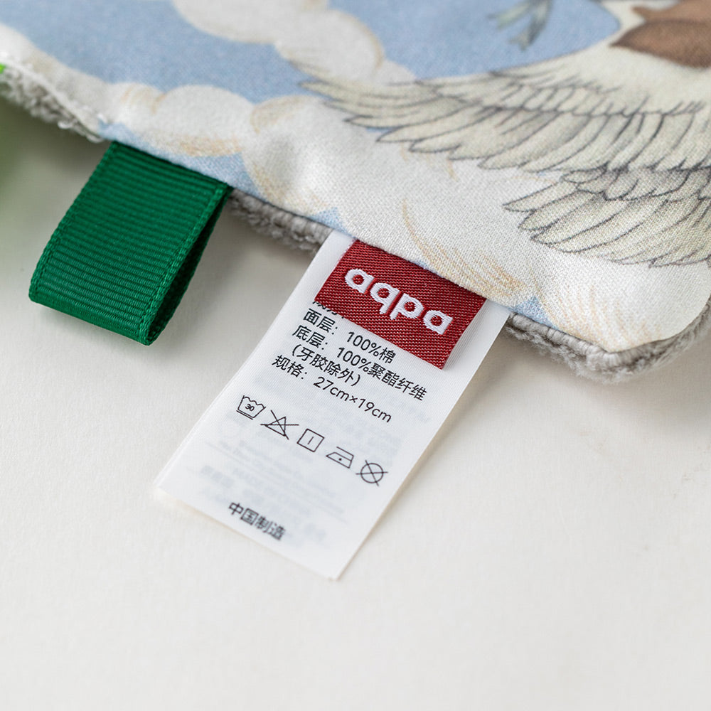 Baby Security Blanket with Soft Minky Dots | Taggie Comfort Lovey for Easy Gripping