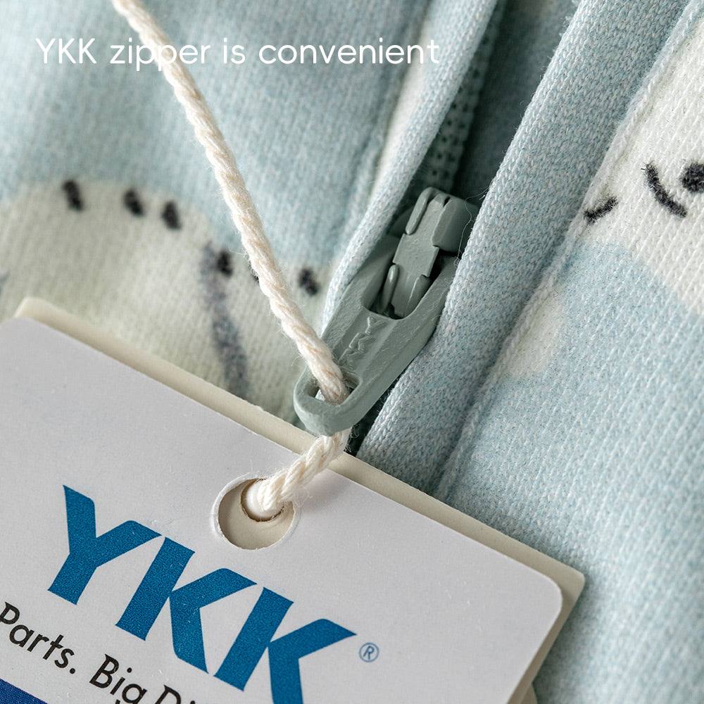 Baby Polar Adventure Romper – 3-Layer Thermal Cotton Jumpsuit with YKK Zipper | Cozy for 5℃–15℃ Weather