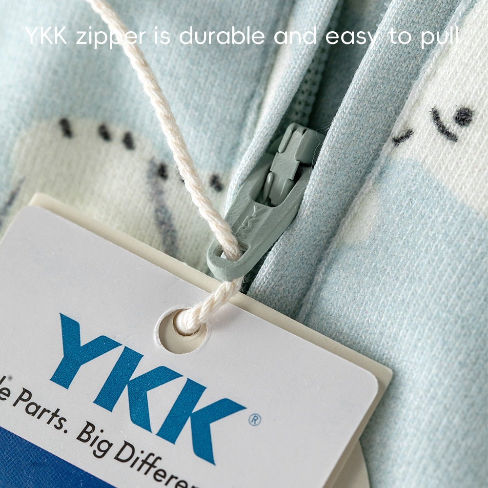 Soft Cotton Padded Baby Jacket with Arctic Animal Print | Cozy Lightweight Winter Hooded Coat (5°C~15°C)