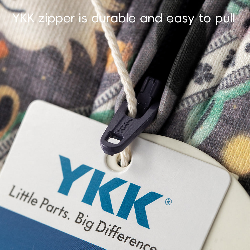 Cozy Cotton Baby Romper with Magical Cat Print | Soft Winter One-Piece for 0°C–15°C