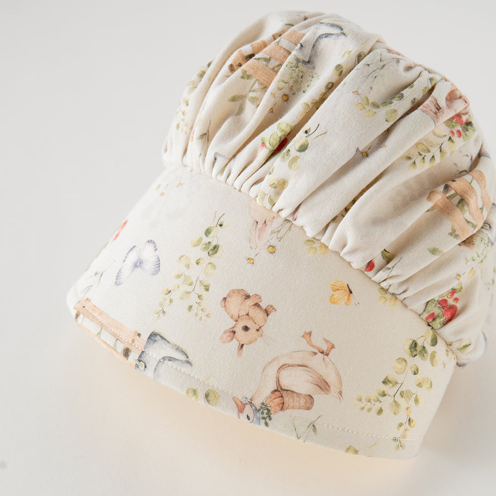 Baby Sun Hat with Fairy Tale Print – Soft & Breathable Protection