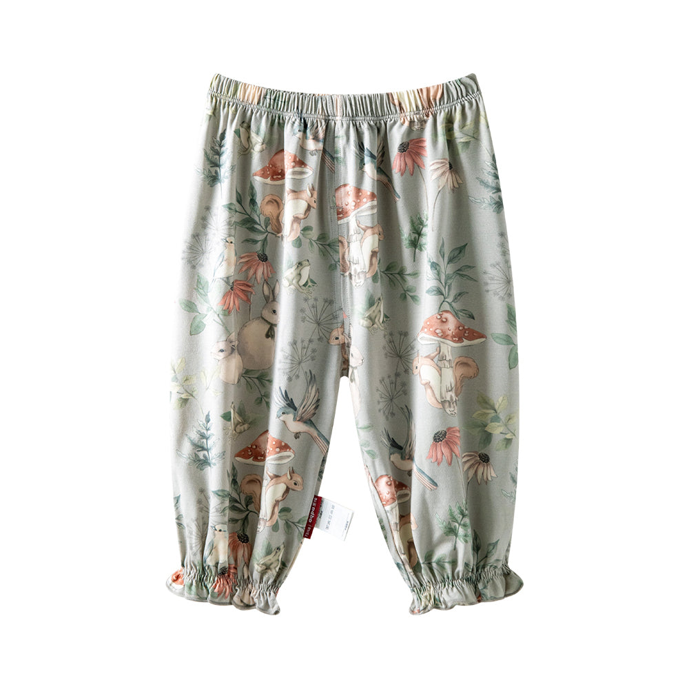 Cotton Baby Pants with Woodland Animals – Soft & Comfortable for Babies, Perfect for Day-to-Day Wear