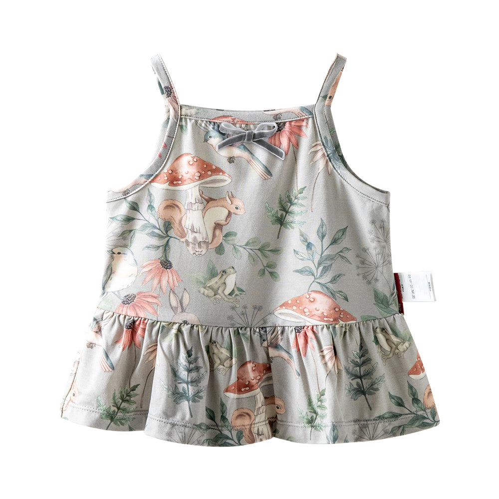 Cotton Mo Camisole Vest in mushroom