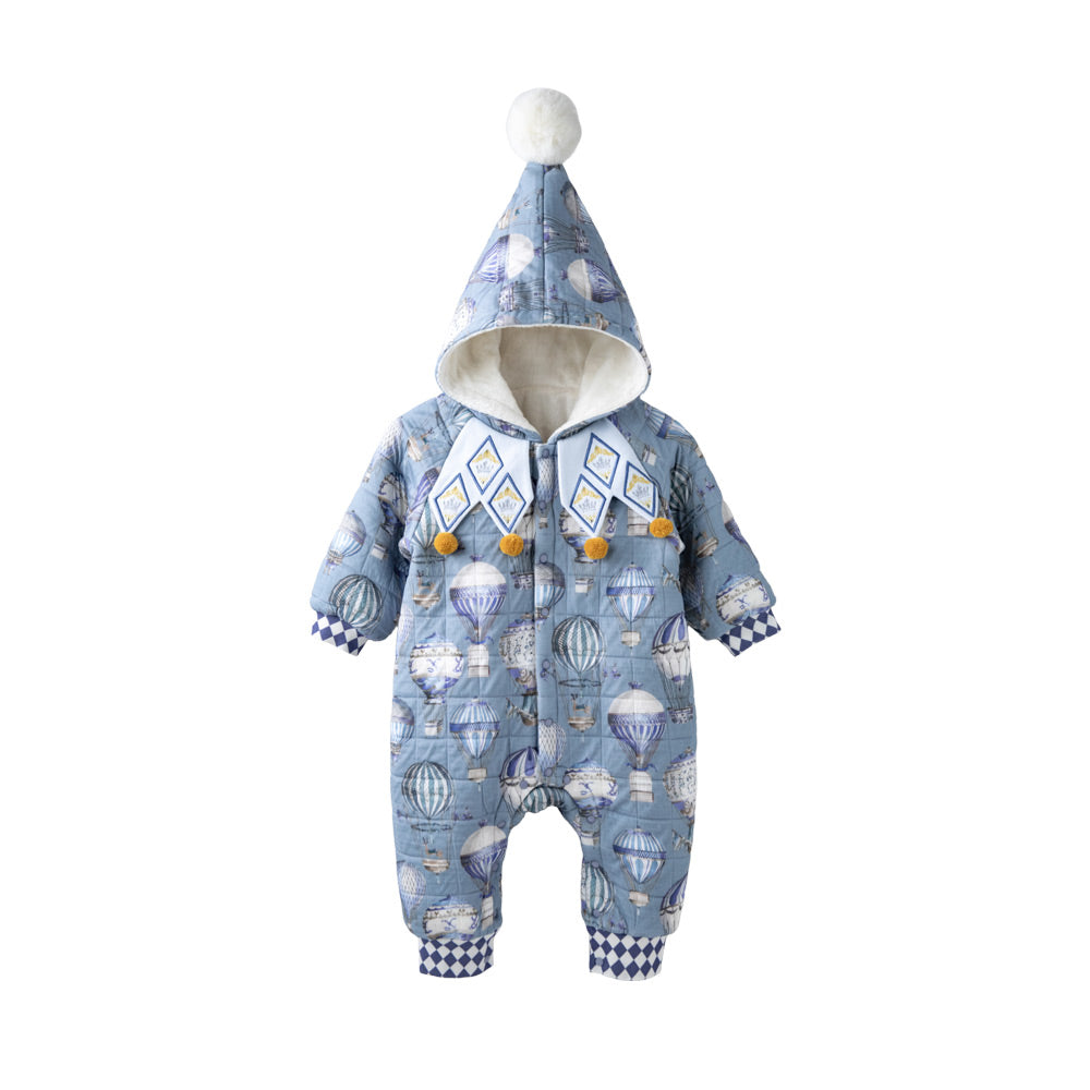 Colorfast Fabric + Balloon Print + Baby Romper