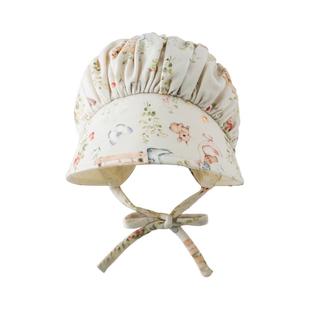 Baby Sun Hat with Fairy Tale Print – Soft & Breathable Protection