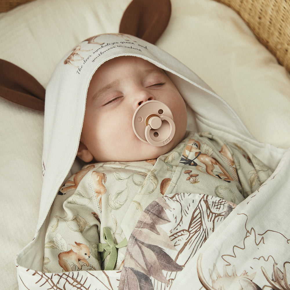 Gentle Fawn Baby Swaddle Set: Cozy Comfort Inspired by Nature
