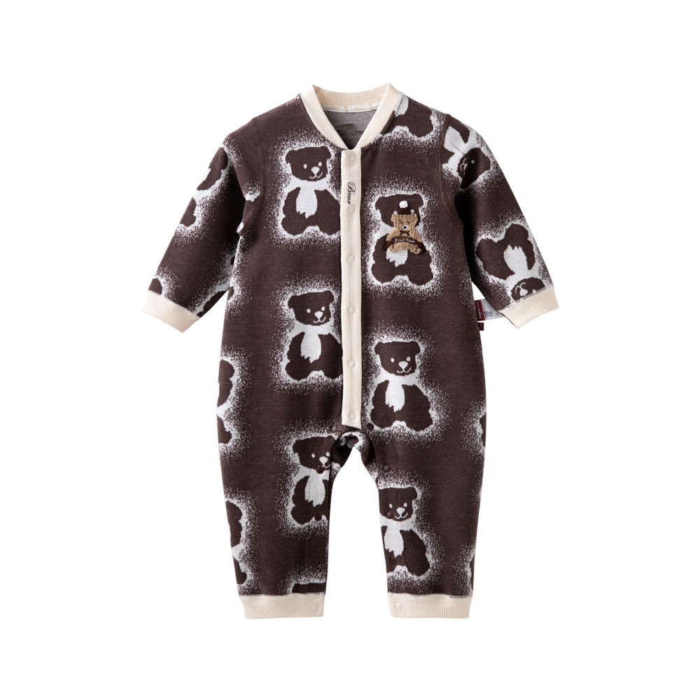Cozy Cotton Fleece + Teddy Towel Embroidery + Baby Outfit Set