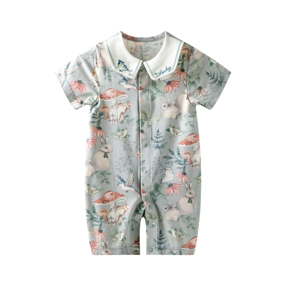 Romper in Mushroom