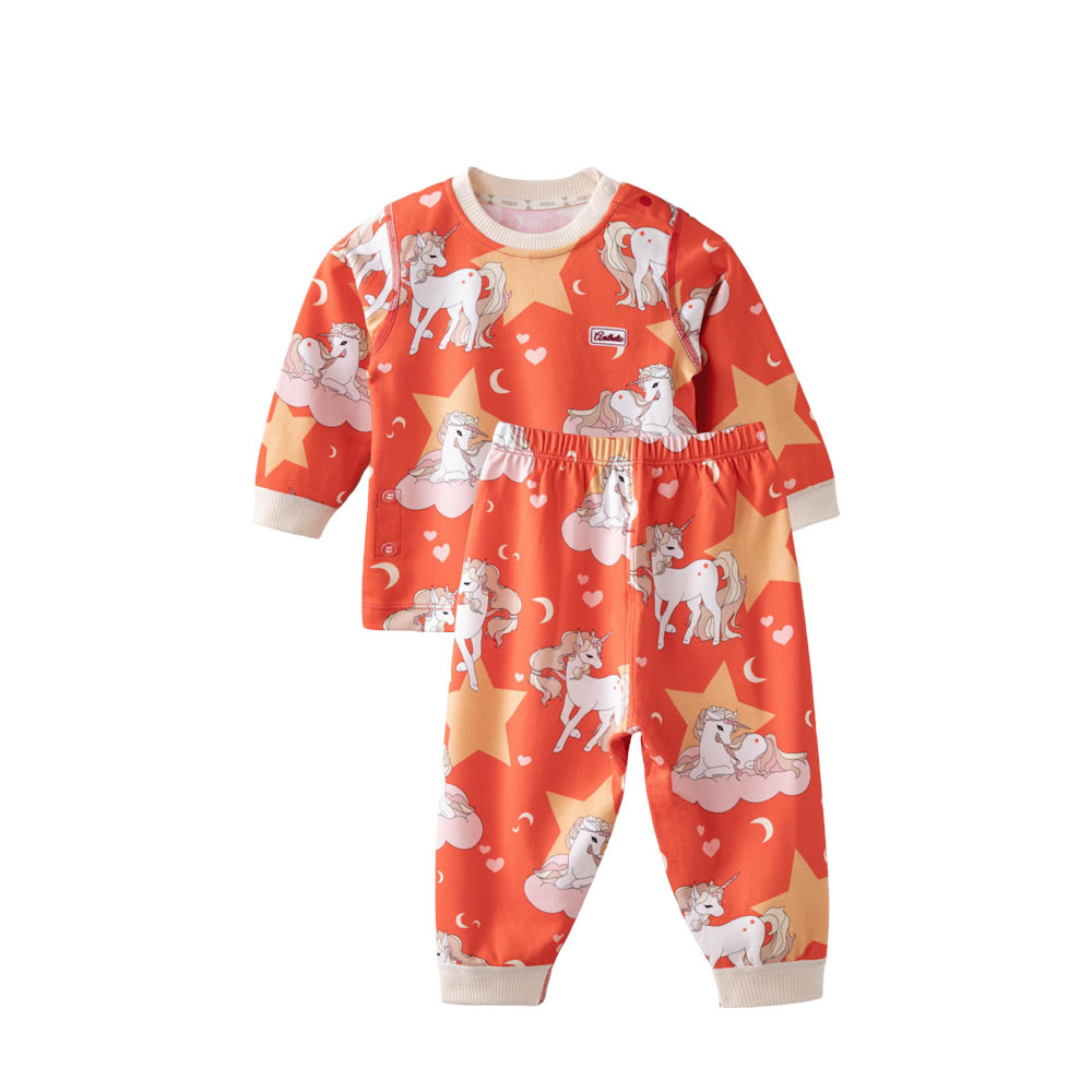 Dreamy Pony Star Pajama Set – Soft Cotton Knit, Gentle on Skin, Cozy Comfort for Sweet Nights