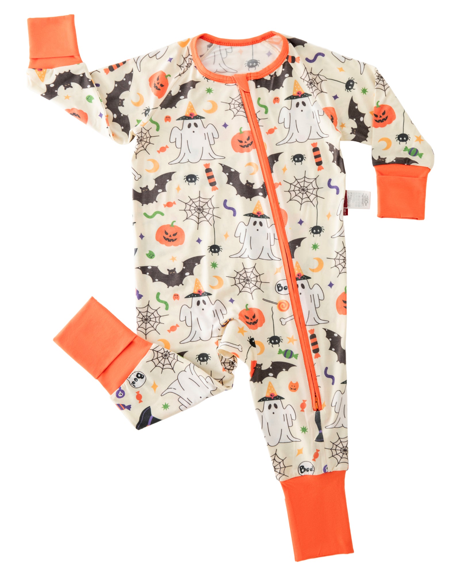 Cloud-Soft Bamboo Zip-Up Onesie — Breathable, Stretchy, All-Day Comfort