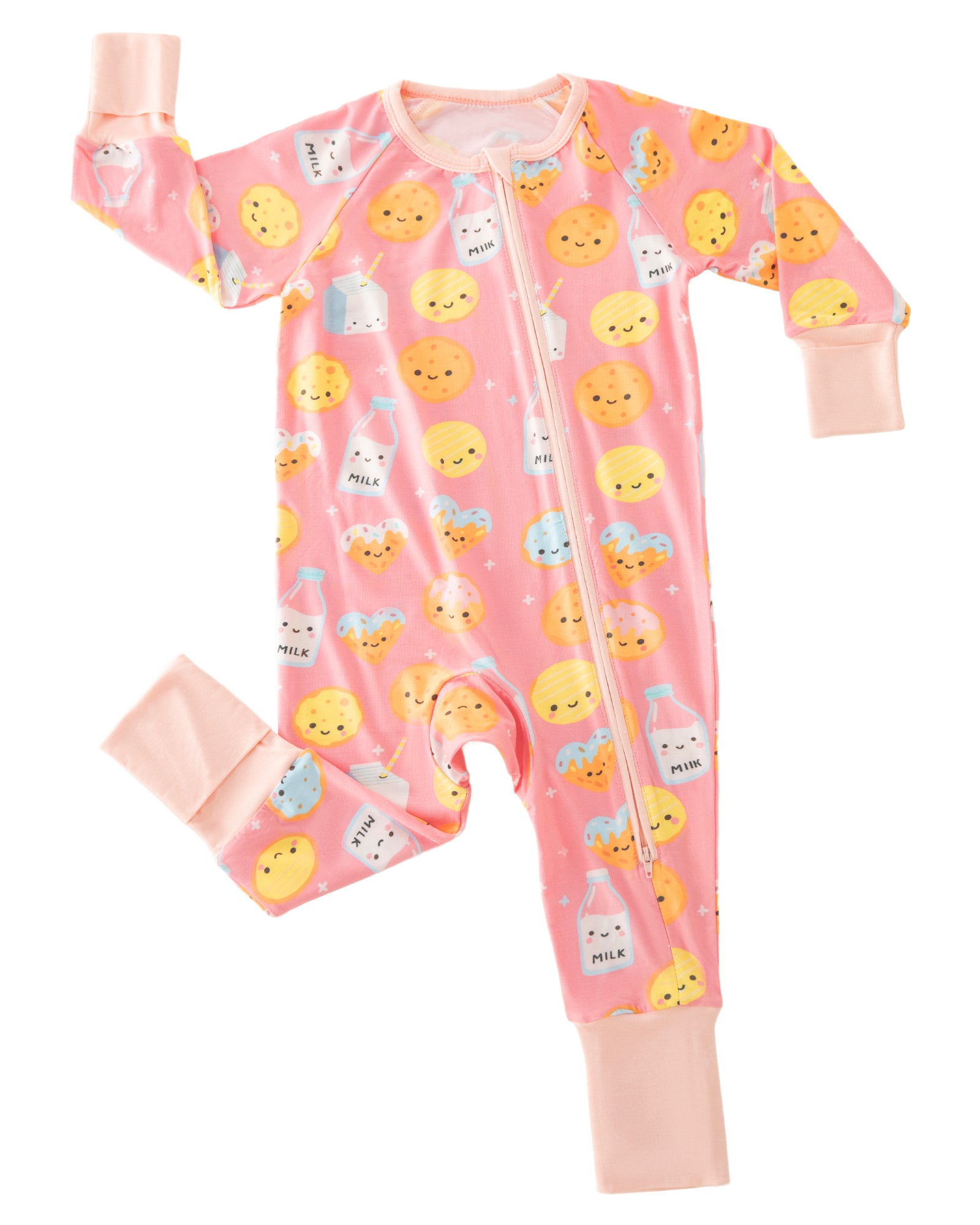 Cloud-Soft Bamboo Zip-Up Onesie — Breathable, Stretchy, All-Day Comfort