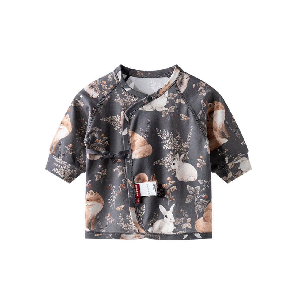 Lamb Love Kimono Baby Top – Smart Design for Mess-Free Days